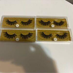 Dramatic Black False Eyelashes Set